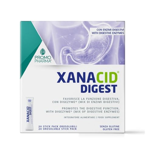 Xanacid® Digest - Trattamento Naturale Per Dispepsia E Digestione Lenta - 20 Stickpack Orosolubili