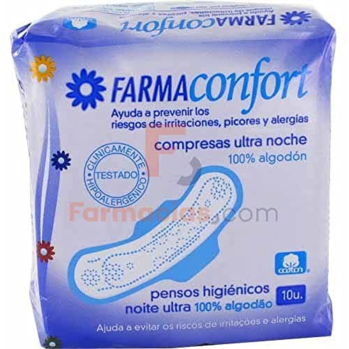 Compresa Farmaconfort Alg Noche Alas 10U