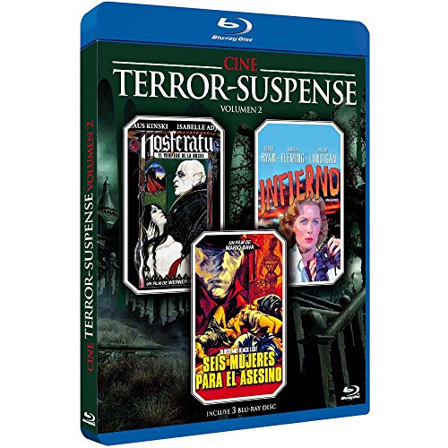 Terror Y Suspense Vol. 2 - 3 Bd Nosferatu + Infierno + Seis Mujeres Para El Asesino