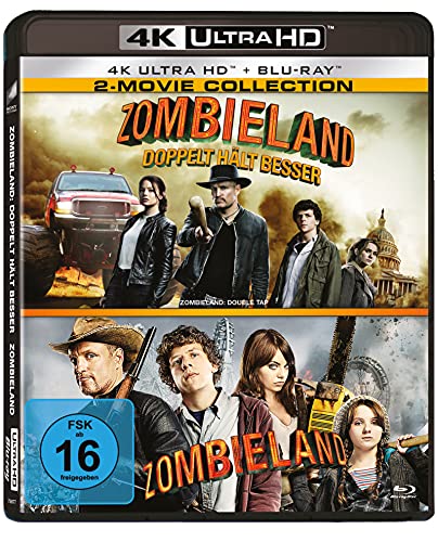 Zombieland 1 & 2 (2 4K Ultra Hds + 2 Blu-Rays)