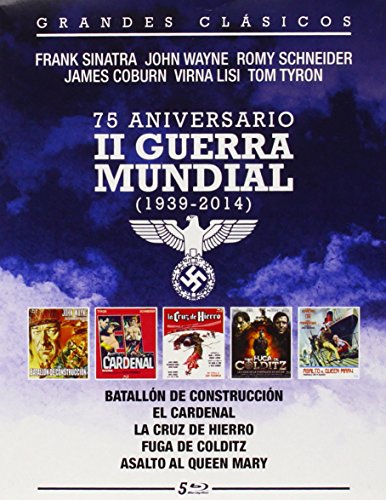 75 Aniversario Ii Guerra Mundial (5 Br) - Batallon De Construcción + El Cardenal + La Cruz De Hierro + Fuga De Colditz + Asalto Al Queen Mary,