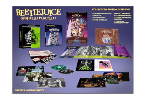 Beetlejuice - Spiritello Porcello (1988) Steelbook Uce (4K Ultra Hd + Blu-Ray)