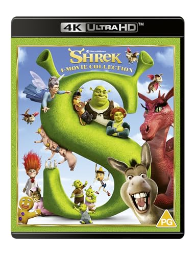 Shrek 1-4 [Blu-Ray 4K] (Nessuna Versione Italiana)