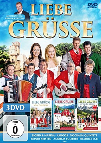 Liebe Grüße (3 Dvds: Liebe Grüße Vom Gardasee, Liebe Grüße Aus Der Region Villach/Kärnten, Liebe Grüße Aus Villnöss/Südtirol)