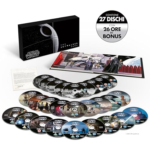 Cofanetto Star Wars -The Skywalker Saga - 4K (9 Bd 4K + 18 Bd Hd )