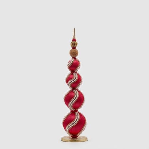 Edg Enzo De Gasperi Topiary Sfere Mix Perle Natale H 65 Cm D 16 Cm Beauty