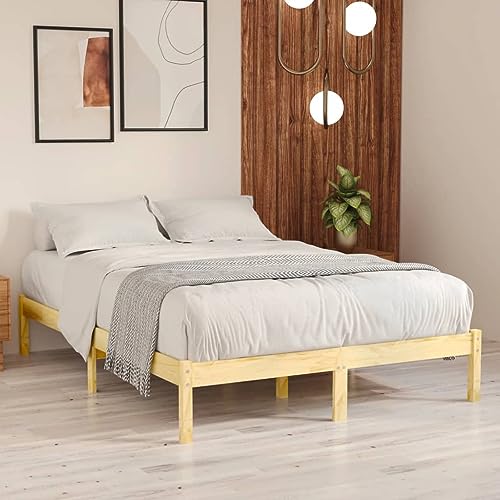Vidaxl Struttura Letto In Legno Massello Di Pino 140X200 Cm