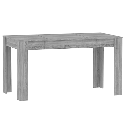 Vidaxl Tavolo Da Pranzo Grigio Sonoma 140X74,5X76 Cm Legno Multistrato