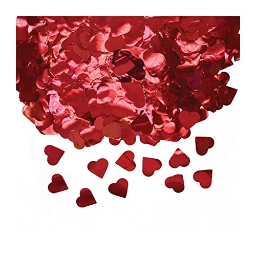 Selezione Varzi Dal 1956 Coriandoli In Foil Cuori Rossi Cm.2 Metal Gr.50 Rosso