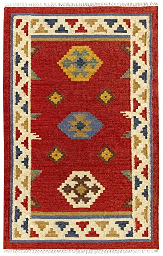 Hamid - Tappeto Di Design Orientale Kilim Lori, Tappeti Di Lana, Kilim Tessuti A Mano, Tappeti Per Sala Da Pranzo, Camera Da Letto, Soggiorno, Corrido