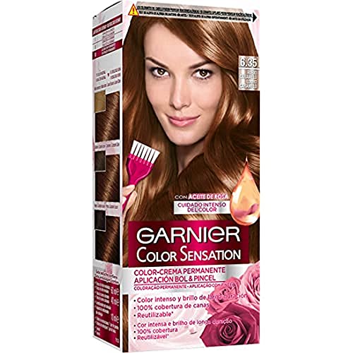 Garnier Color Sensation, Colorazione Permanente, 200 Gr, No. 6.35 Biondo Caramel
