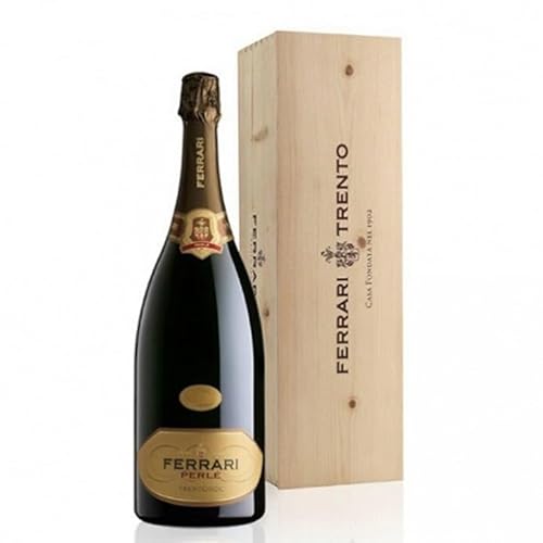 Ferrari F.Lli Lunelli Ferrari Perle Brut 150 Cl. Magnum 2017 Cassa Di Legno F.Lli Lunelli