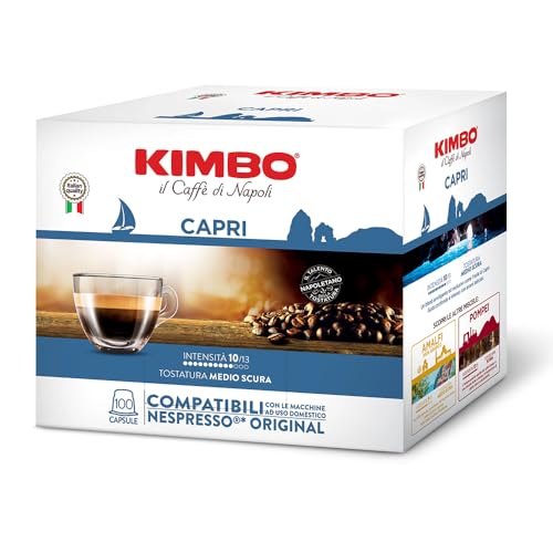 Kimbo Miscela Caprii Le Meraviglie Del Gusto - 100 Capsule, Compatibili Con Macchine Nespresso®*
