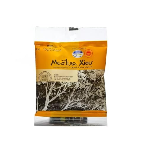 Elma Ελμα Chios Mastice Naturale Resina Mastiha Olio 1127 – Lacrime/Grana Media 10 G