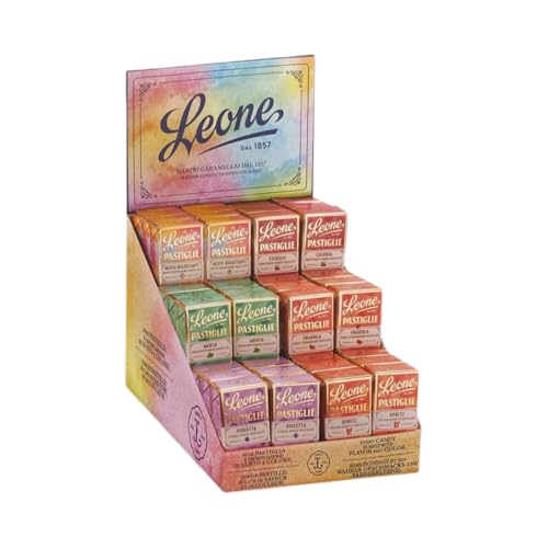 Caramelle Dure Pastiglie Assortite Con Violetta Leone Expo Da 36 Pz Da 27 G