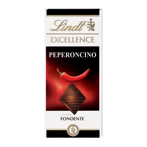 Lindt Excellence Tavoletta Di Cioccolato Fondente Con Peperoncino, Formato 100G