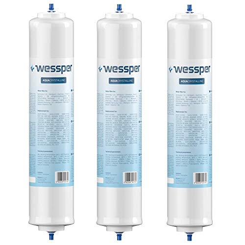 Wessper Filtro Dell’Acqua Di Ricambio, Per Frigorifero, Compatibile Con Samsung Da29-10105J, Da2910105J, Hafex/Exp, Hafex Exp 5231Ja2010B, 5231Ja2010C