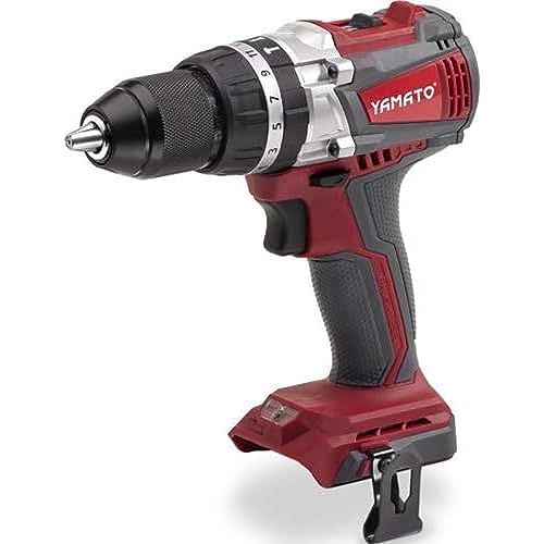 Yamato 7200335 Taladro Percutor, Atornillador, 20,0 Voltios, 2 Velocidades, Sin Bateria Sistema Brushless (Sin Escobillas)