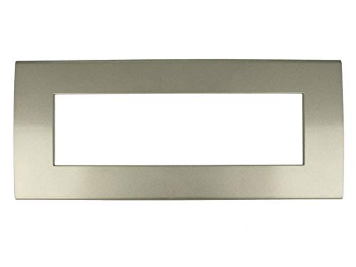 Placche Compatibile Con Vimar Arke, Placche Da 7 Moduli/Posti, Colore Bronzo