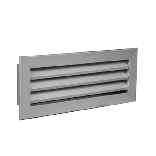 Griglia Di Ripresa Ad Alette Fisse All Anodizzato Mm 600 X 300 Aerazione