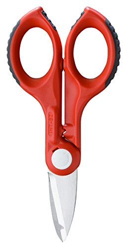Intercable 16040 Speciale Connect Forbice Per Elettricista Con Safetybox, Piccolo, Rosso
