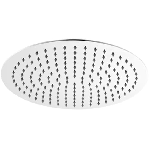 Soffione Doccia Tondo Ultra Slim Acciaio Inox Cromato Lucido Diametro 200