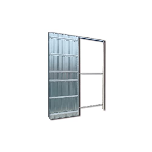 Controtelaio Per Porte Scorrevoli Anta Unica Sp100 - Per Cartongesso - Doortech By Scrigno, Misure 90X210 Cm