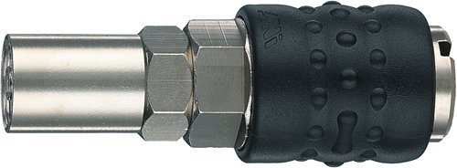 Rubinetto Portagomma 10/19Mm - Aria Compressa Ad Innesto Rapido