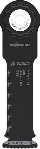 Bosch 1 Foglio Pro Multi Material Maii 32 Apb Per Utensili Multifunzione (Per Legno Con Chiodi, Metallo Sandwich, Larghezza 32 Mm, Accessorio Professi