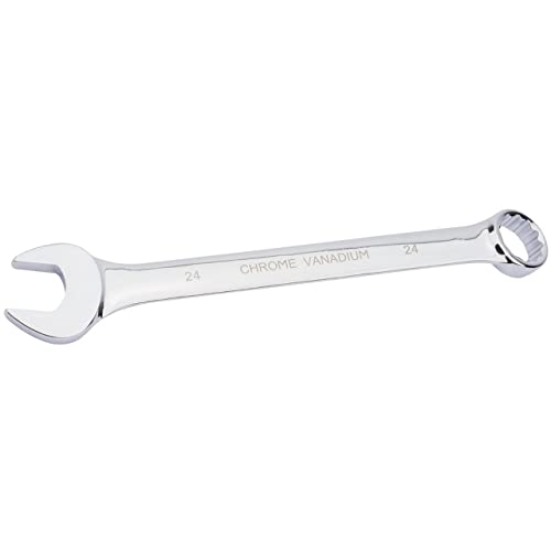 Draper 35217 Hi-Torq - Chiave Combinata Metrica Corta, Misura 24 Mm