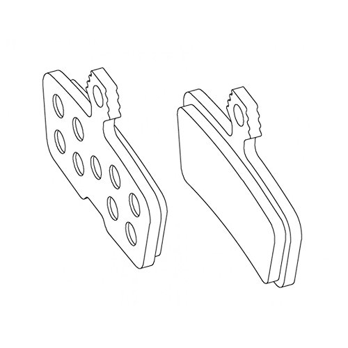 Sram J.Pastill.Freno Avid Code Bt Metal/Acero(20P)