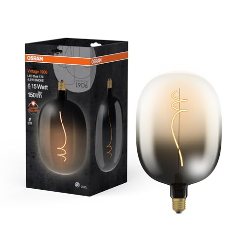 Vintage 1906 Led Big Oval 4,5W/818 230V Filsmoke E27