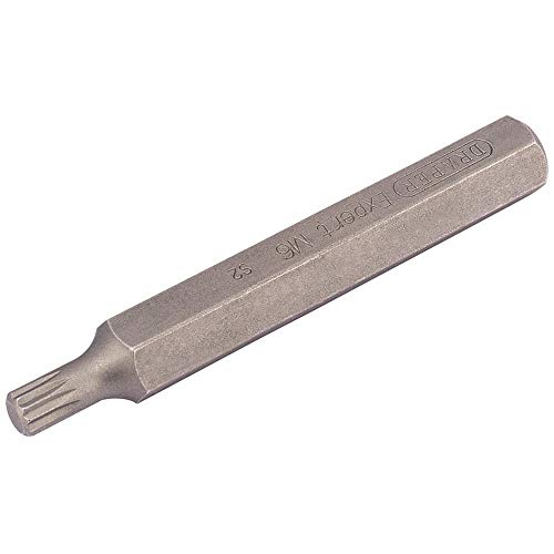 Draper Ymh40/Sc/B Expert Spline 10 Mm Inserto Per Bit Set Da Meccanico, Blu, 6 X 75 Mm
