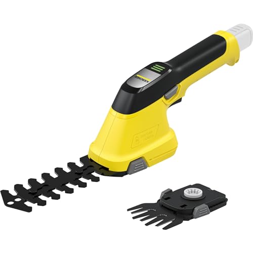 Kärcher Cesoia Per Erba E Arbusti A Batteria Gsh 4-4 Plus, Funzione 2 In 1 Lama Per Erba 8 Cm E Lama Per Arbusti 11 Cm, Potenza Massima 440-660 M, Uti
