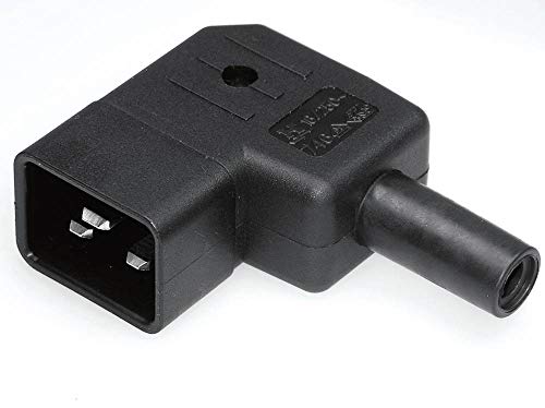 Kaiser 746/Sw/C - Connettore Per Gerarchia A Freddo, 746, Angolato, Numero Di Poli: 2 + Pe 16A, Colore: Nero