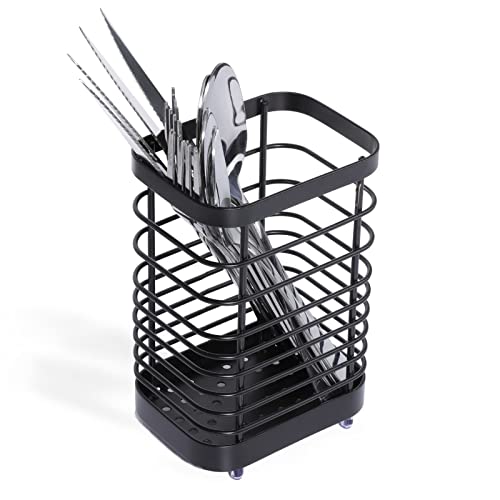 Toski Cesto Portaposate In Acciaio Inox, Porta Utensili Da Cucina, In Metallo, Antiruggine, Per Organizzare Cassetti E Piani Di Lavoro, Lunghezza 10 X