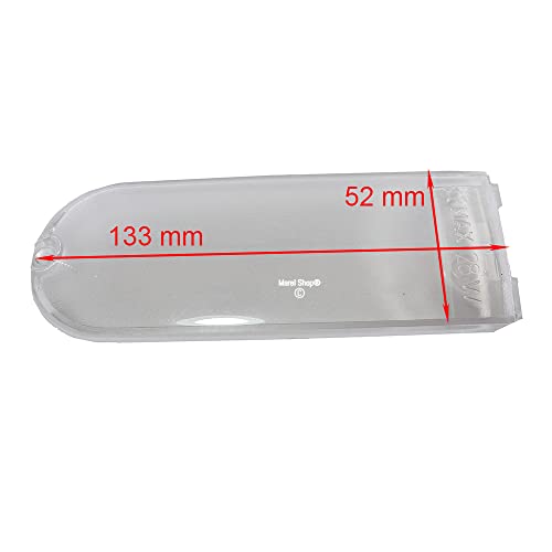 Marel Shop® - Plafoniera Copri Lampada 133 X 52 Mm Per Cappa Compatibile Con Elica Whirlpool Per Modelli: 9Stgra60-9Stgra60Si