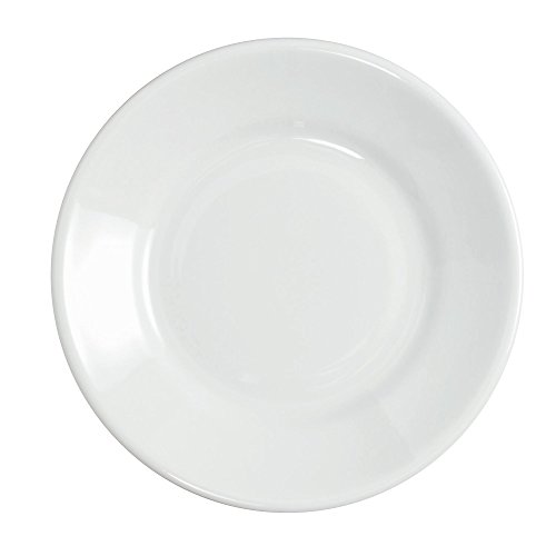 H&H 5617005 Tivoli Piatto Porcellana Da Tavola Piano, 26 Cm, Bianco