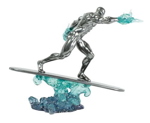 Diamond Silver Surfer Pvc Diorama 25 Cm Marvel Gallery Comic