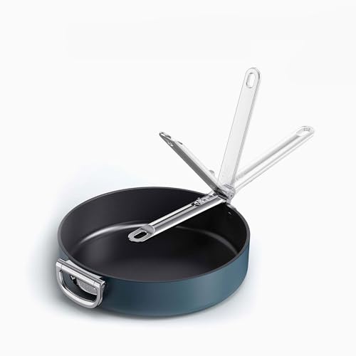 Joseph Joseph Space 28 Cm (11") Padella Antiaderente Con Manico Pieghevole, Compatibile Con L'Induzione