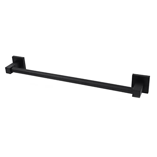 Vetrineinrete® Porta Asciugamano Moderno Da Muro In Acciaio 43 Cm Fissaggio Con Viti O Senza Viti Biadesivo Accessori Arredo Bagno