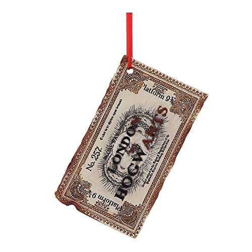 Nemesis Now Autorizzazione Ufficiale Harry Potter Hogwarts Express Biglietto Da Appendere 9,5 Cm