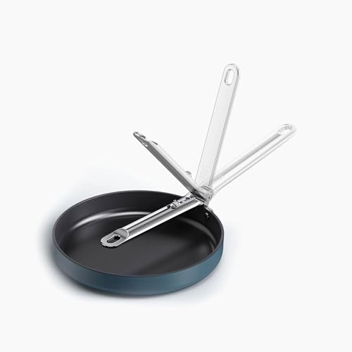 Joseph Joseph Space 24 Cm (9,5") Padella Antiaderente Con Manico Pieghevole, Compatibile Con L'Induzione