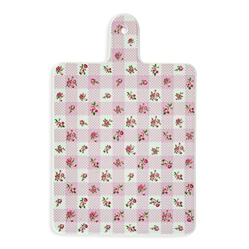Isabelle Rose Tagliere Holly In Porcellana Bone China Bianco E Rosa 23X15 Cm