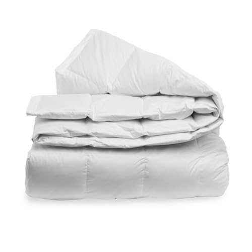 Daunen Step Piumino In Piuma Qualità D200 | 250X220 Cm - Matrimoniale Lungo Italia (Calore Trio 4 Seasons)