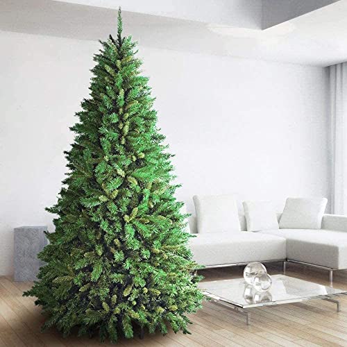 Bakaji Albero Di Natale Super Folto New (Tf) Verde Ecologico Pvc, Base A Croce In Ferro, Rami Innesto Ad Uncino, Aghi Anti Caduta, Foltissimo (180 Cm