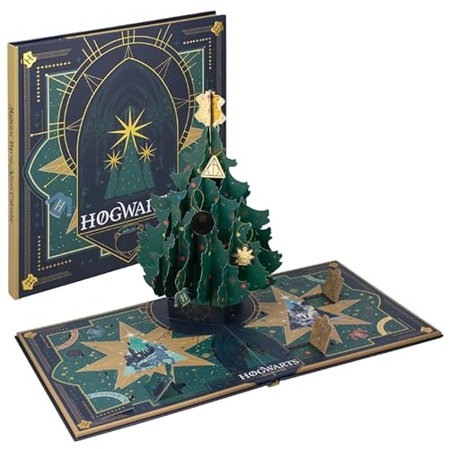 Calendario Dell'Avvento Pop-Up Per Albero Di Natale Di Harry Potter, Hogwarts, 24 Giorni, Regalo Con Licenza Ufficiale E Decorazione Stagionale Per La