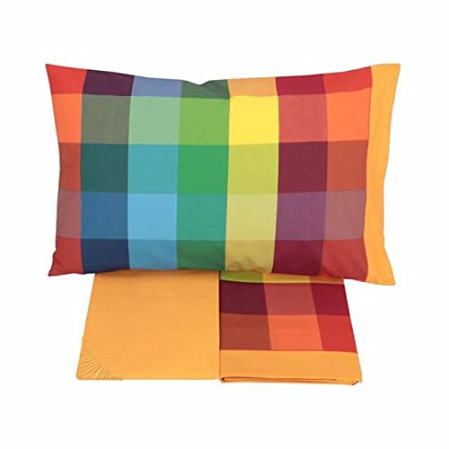 Completo Lenzuolo Una Piazza E Mezza Wilson Multicolor