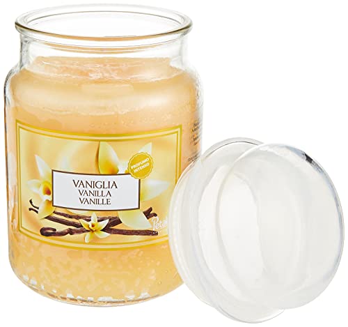Ser Aladino Candela Profumata In Zuccheriera Grande Vaniglia 550 Gr Durata 100 Ore