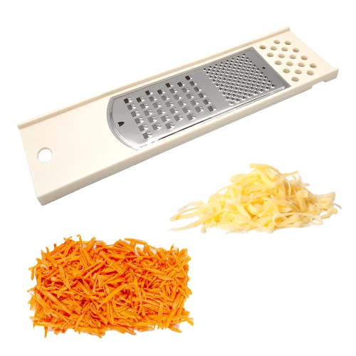 Powersell Grattugia Formaggio Manuale, Mandolina Grossolana E Fine, Zester Per Grana, Parmigiano, Agrumi, Limone, Zenzero, Cioccolato, Frutta Verdure,